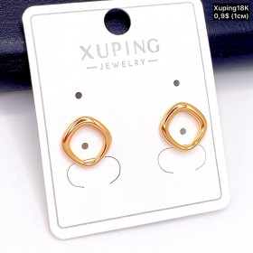 Сережки Xuping18К 19606 (1,0 см.)